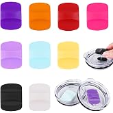 9 Pcs Magnetic Slider Replacement for Yeti Lids 10 oz, 14oz, 16 oz, 20 oz, 26 oz, 30 oz (Light pink, Black, Light Blue, Purple, Light Purple, Red, Orange, White, Yellow)