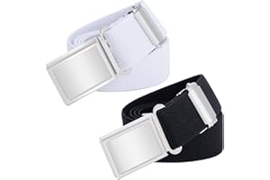 WELROG Kids Adjustable Magnetic Belt for Boys - Girls Elastic Stretch Buckle Belts