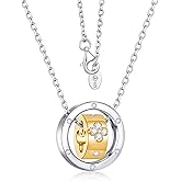 TIMELESSTAR Premium Clover Necklaces for Women Dainty Pendant Gifts|Lab-Grown Moissanite|Lab-Grown Moissanite|14K Gold Plated S925 Sterling Silver Non Tarnish