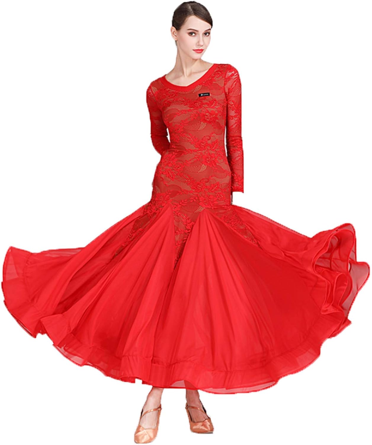 Klassisch Spitze Modern Dance Performance Dress Für Damen Standard