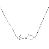 PAVOI 14K Gold Plated Astrology Constellation Horoscope Zodiac Necklace 16-18