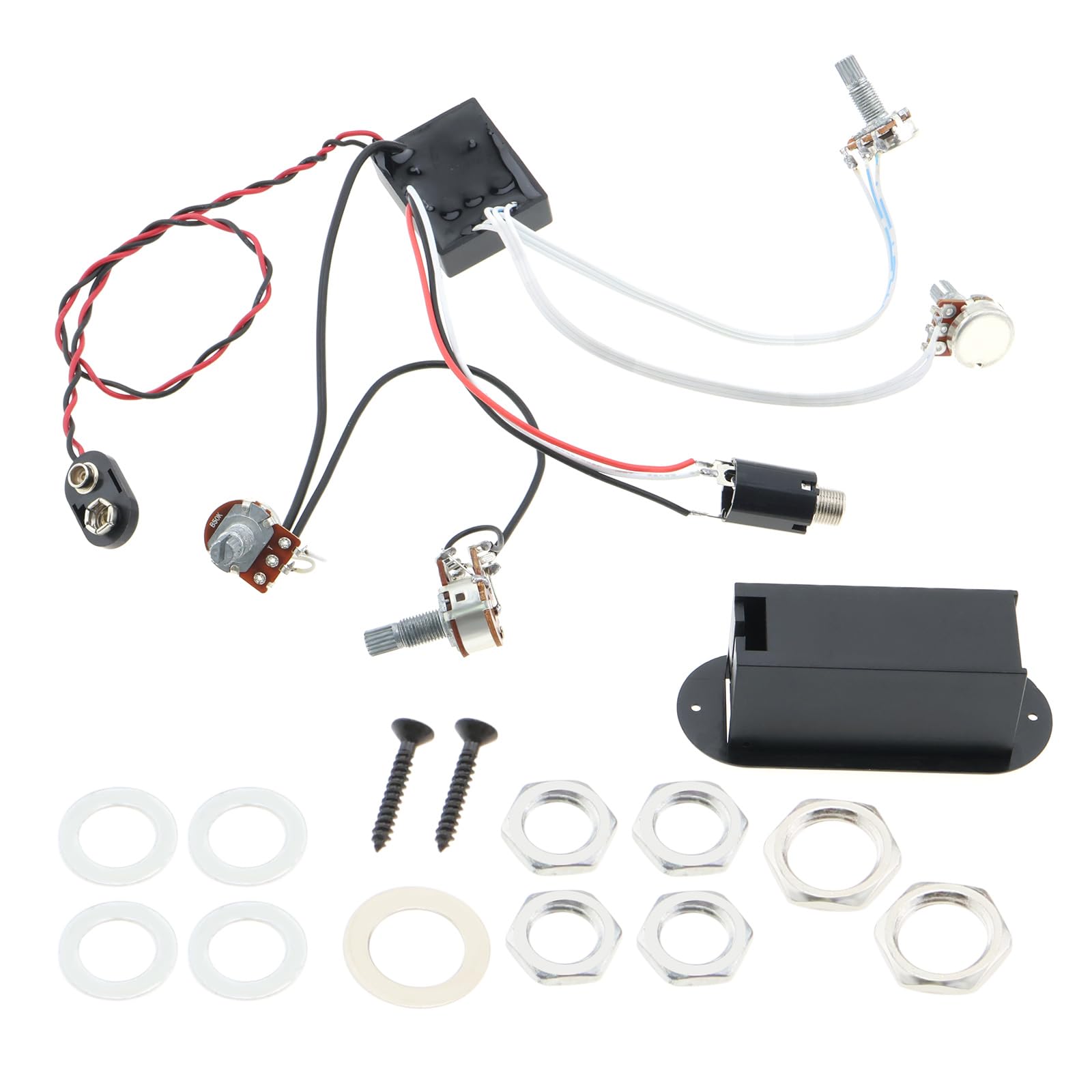 The Lord of the Tools 2 Band Guitar Bass Active Pickup Electric Guitar Preamp Circuit Guitar Bass Active Equalizer Preamp Electric Guitar Bass Pickup Accessories