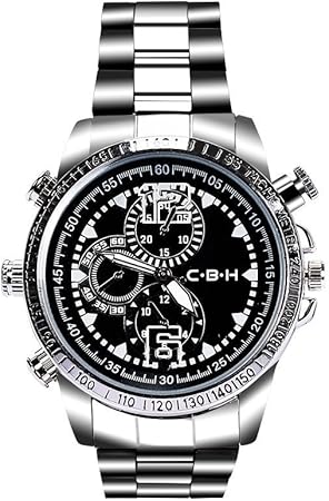 Amazon Co Jp 腕時計型小型防犯カメラ 隠しカメラ Hd1080p規格 8gbメモリカード内蔵 連続撮影時間45分 簡単操作 録画中ランプ消灯モデル 高音質マイク 静止画撮影 日時設定機能 Webカメラ 日本語取扱説明書 一年保証付き 家電 カメラ