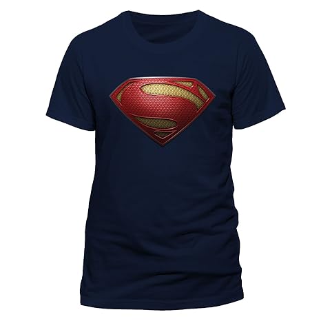 Collectors Mine Herren T-Shirt MAN OF STEEL-TEXTURED LOGO