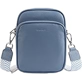 befen Genuine Leather Small Crossbody Bags for Women Cross Body Bag Purses Cell Phone Purse for Travel with RFID Card Slots