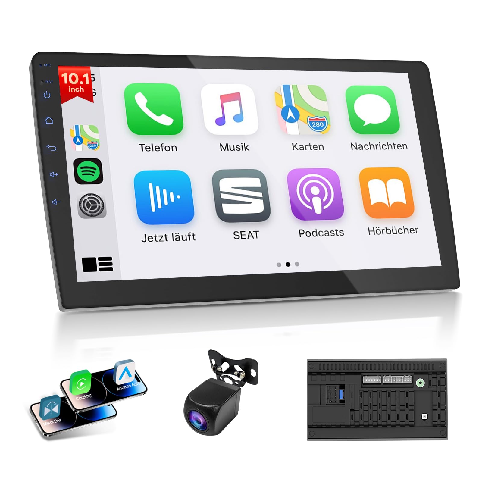 Mua 10.1 Inch Android Car Stereo - Wireless CarPlay & Android Auto, 2GB ...