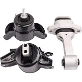 3PCS Engine &amp; Trans Motor Mount Kit,2011-2016 Elantra, Accent, Forte, Rio | Replace OE: 218101W000, 218301W200, 219501J000, 9797, 9758, 9761, A71004, A71029, A71020, and more