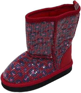 red leopard print boots