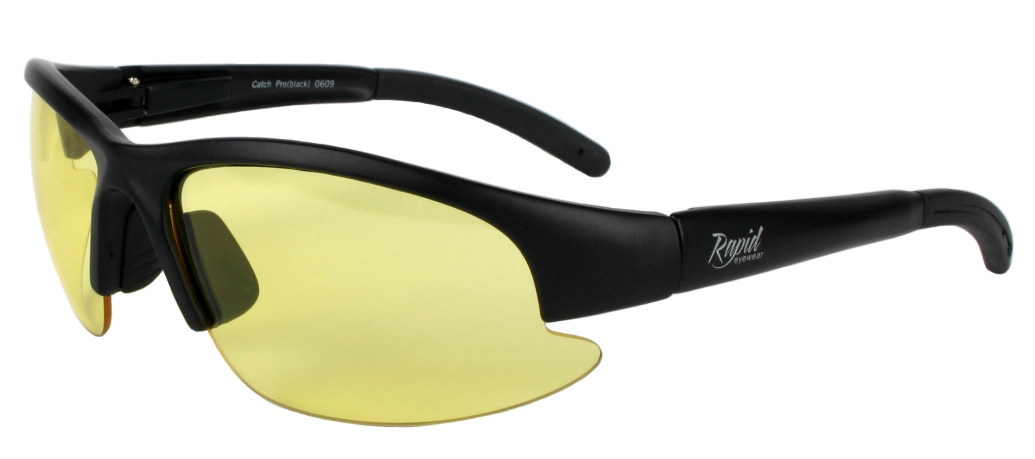 Rapid Eyewear Night Time Driving Glasses. Mens & Womens. Anti Glare Glasses That Aid Dark Sight - Vision. Anti Reflective Yellow Lenses Reduce Nighttime Blindness