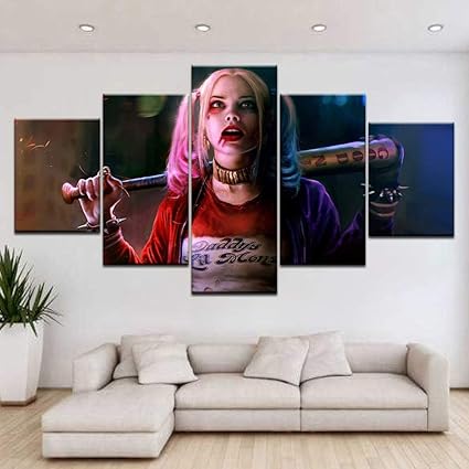Amazon Com Kljdfks Hd Printed Suicide Squad Harley Quinn