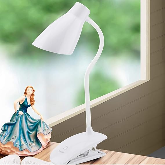LED Clip on Light, Reading Light with 3Level Dimmer/Touch Switch for