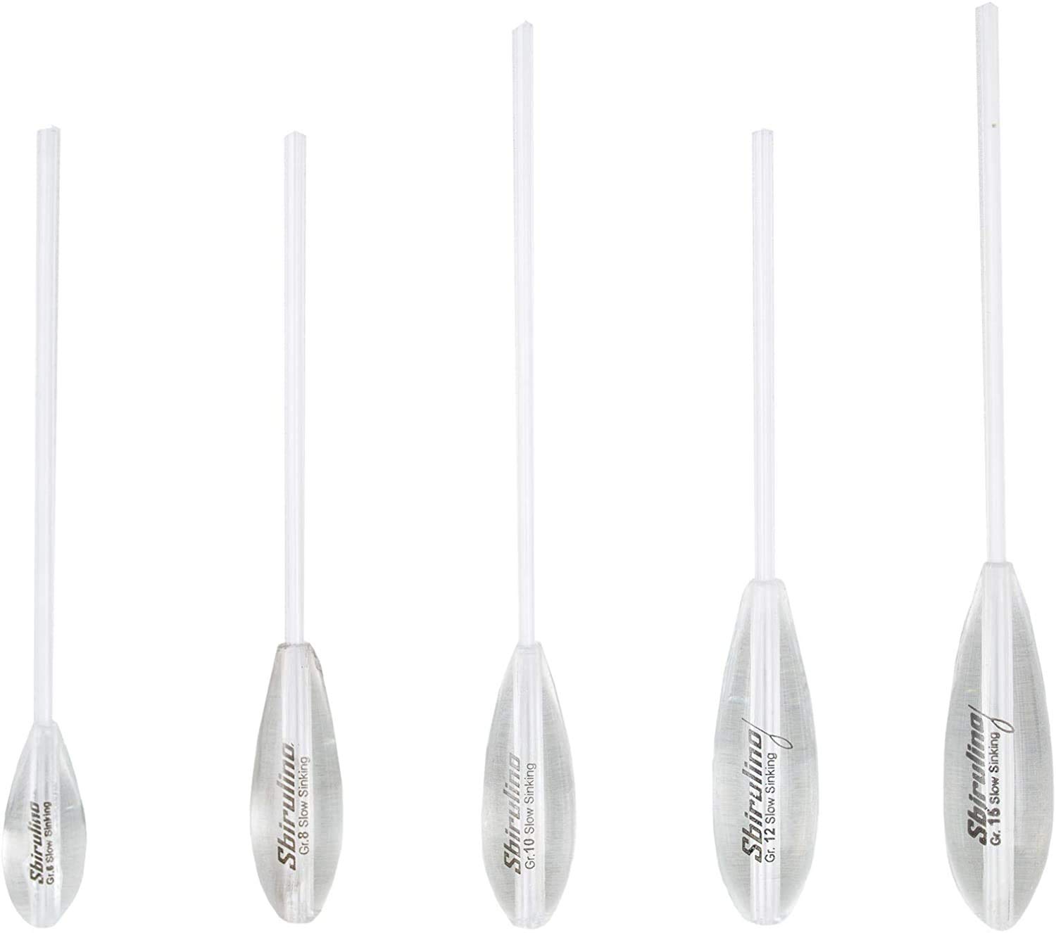 Sbirulino Semi Sinking Bombard Kit for Fishing (6-8-10-12-15 g), Brand: Sbirulino, 5 Pieces