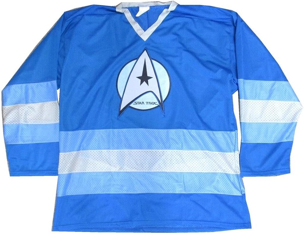 light blue hockey jersey
