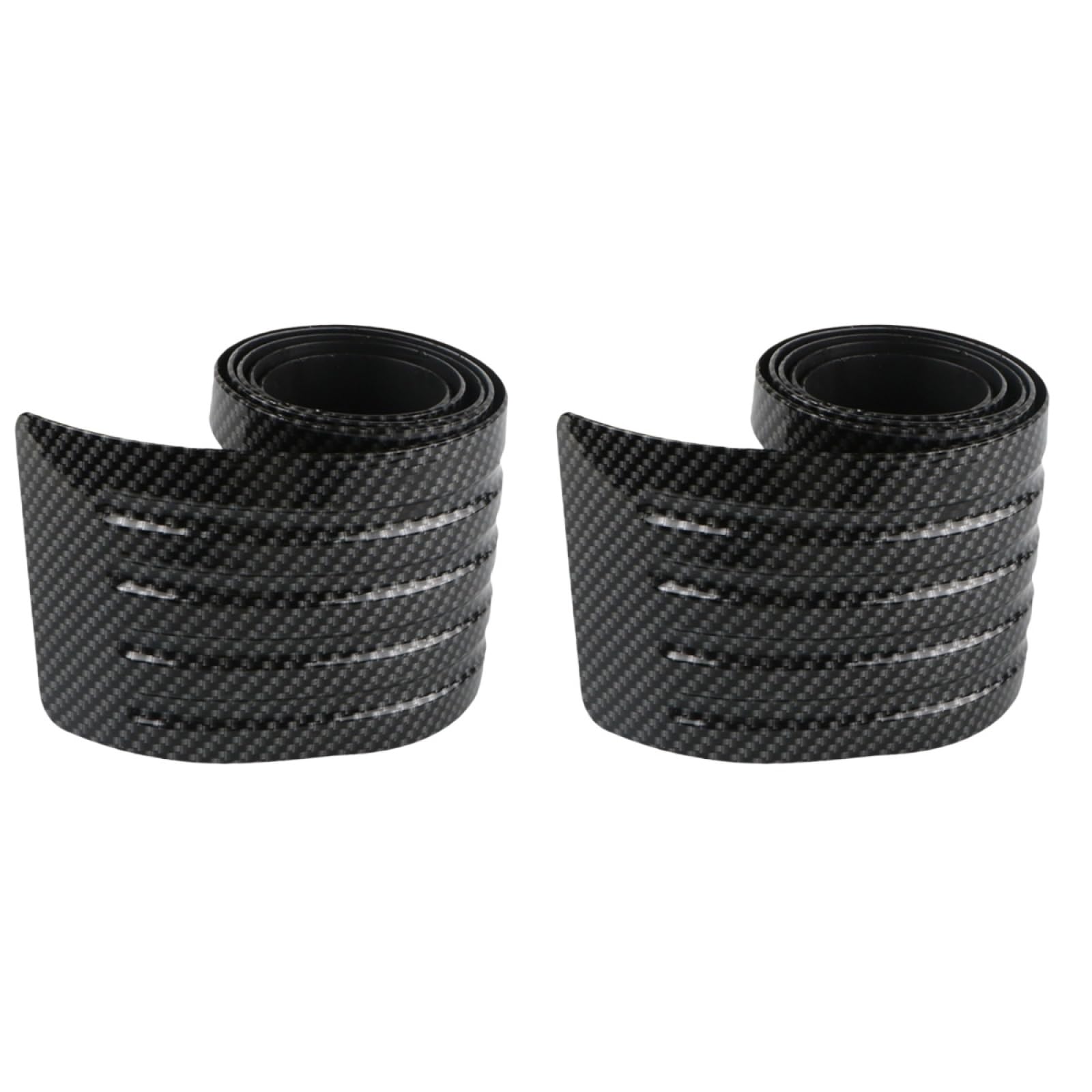 Photo 1 of 2 pcs Scratch Car Trunk Guard Universal Rear Protective Strip Crash Trim Strip Car Scratch Resistant Rear Bumper Protector SUV Truck Car Exterior Accessories