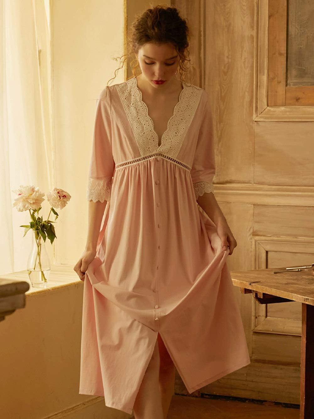 short white cotton nightdress