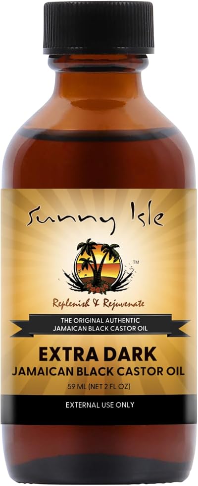 Sunny Isle Extra Dark Jamaican Black Castor Oil 2oz Natural Moisturizing Hair
