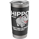 Hippo Definition - Cute Baby Hippos Stainless Steel Insulated Tumbler