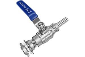 Horiznext npt 1/2 home brew bulkhead ball valve stainless steel 304 for Homebrew beer Kettle tap equipment kit, weldless water tank spigot (1 pc)