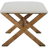 Uttermost St. Tropez - Small Bench-18 Inches Tall and 19 Inches Wide