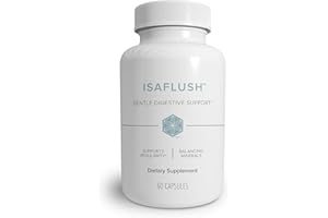 Isagenix IsaFlush - Gentle Digestive Support with Balanced Minerals Encouraging Regularity - No Harsh Laxatives - 60 Capsules