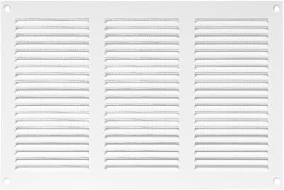 Repa Market 12x8 White Air Vent Cover Steel Return Grille, 300x200mm