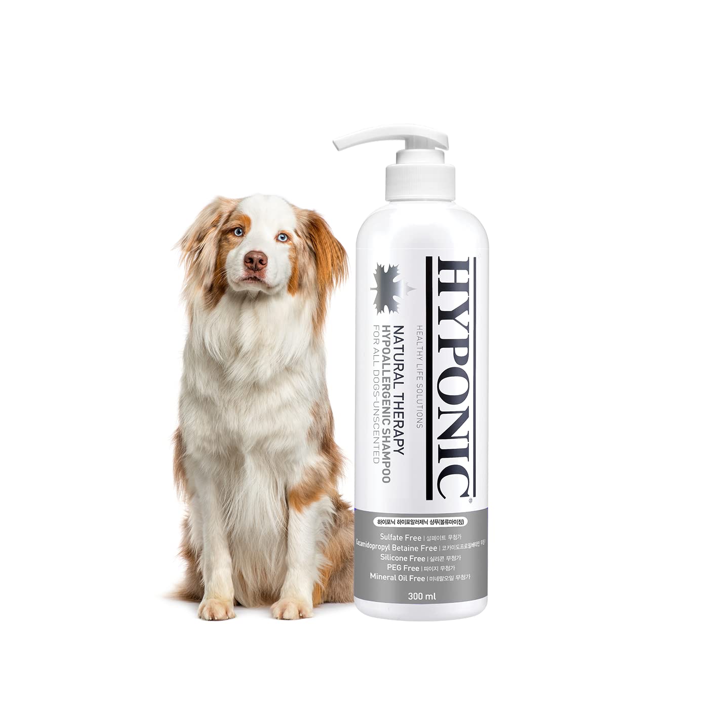 HYPONIC Hypoallergenic Premium Dog Shampoo - Deodorizing, Dog Grooming Shampoo for Sensitive & Itch Skin (All Breeds_Unscented 10.1 oz) — image 1