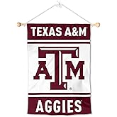 Texas A&M Aggies Window Wall Banner Hanging Flag with Suction Cup