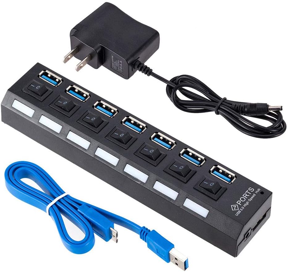Extend port. Usb 2.0 hub 7-port блок питания. 7 ports usb 2.0 high speed hub блок питания. usb-хаб usb3.0 концентратор разветвитель. внешний usb 3.0/usb 2.0 hub 7-port aceline с блоком питания.