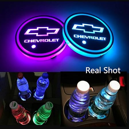 Amazon 車用 Led ドリンクホルダー レインボーコースター 車載 ロゴ ディスプレイライト Ledカーカップホルダー マットパッド シボレー Chevrolet 車 バイク 車 バイク Amazon 車用 Led ドリンクホルダー レインボーコースター 車載 ロゴ ディスプレイライト Ledカーカップホルダー マットパッド シボレー Chevrolet 車 バイク 車 バイク