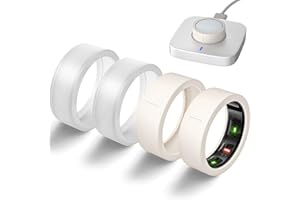 BANDRAIN Ultra-Thin Covers Compatible with Oura Ring Gen 4/Oura Gen 3 Cover, Anti-Scratch Elastic Silicone Protector Case Smart Rings Accessories for ULTRAHUMAN Ring AIR/RingConn Gen 2/Air Women Men, 4 Pack