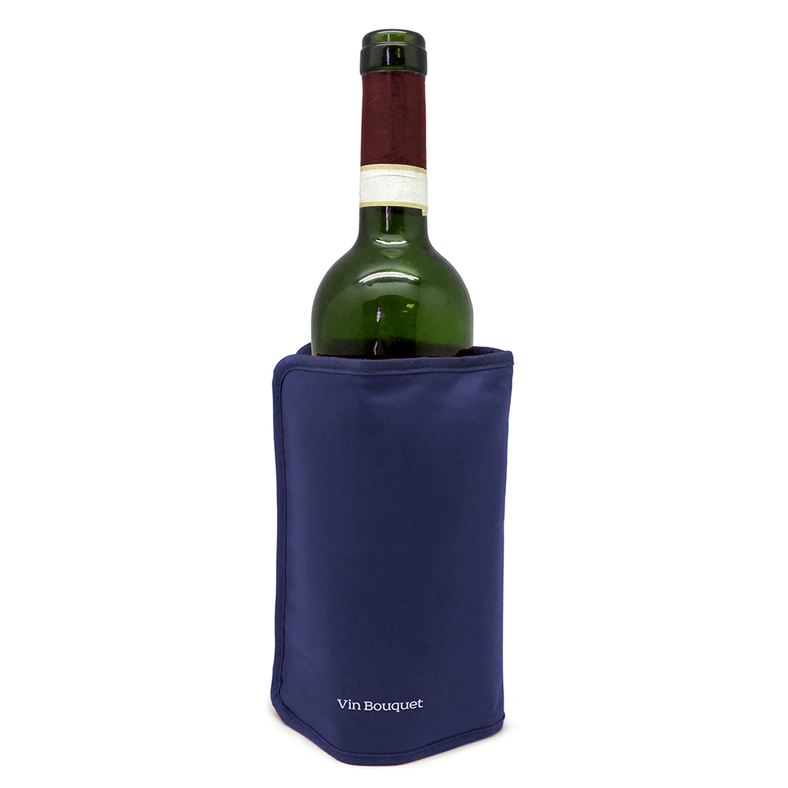 Vin Bouquet FIE 646 - Self-Adjusting Gel chill Pack in Blue. Ideal for Storing and Serving Wine at The Perfect Temperature