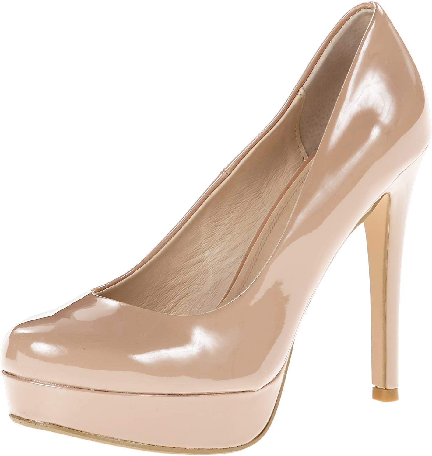 Photo 1 of Chinese Laundry Women's Wow Platform Dress Pump, Nude Patent, 8 M US