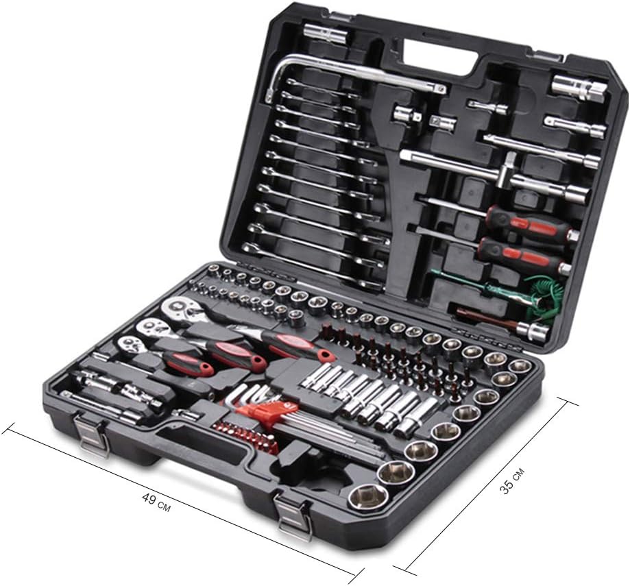 JIXIN Tool Sets, Tool Kit Hand Tool & Socket Set WaooMart