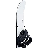 (4 PCS) Snowboard Wall Mount Storage &ndash; Edge-Safe Modern Snowboards Hanger | Floating Vertical Rack, Clip Hook Holder to Securely Store and Display Boards, Gear Organizer by Arkorus