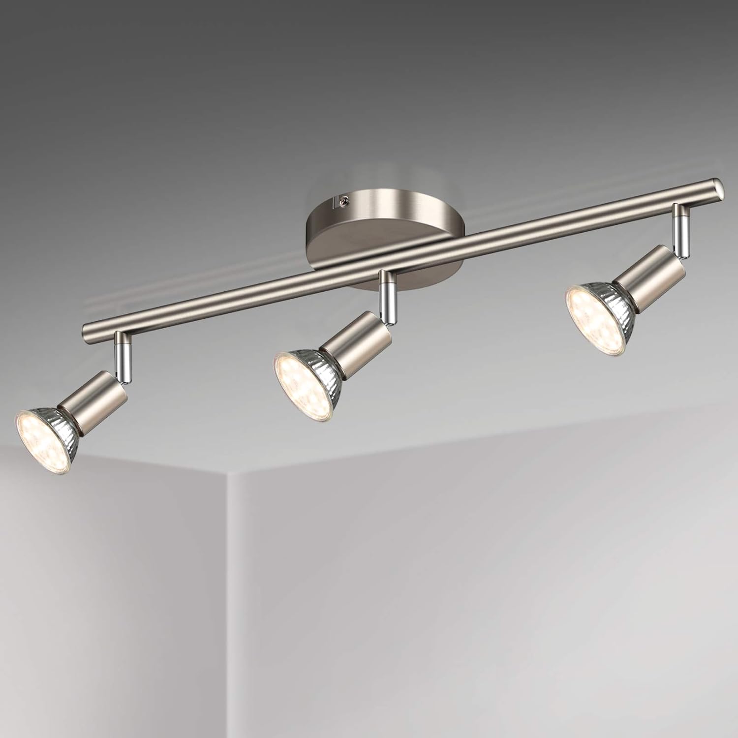 modern white track lighting