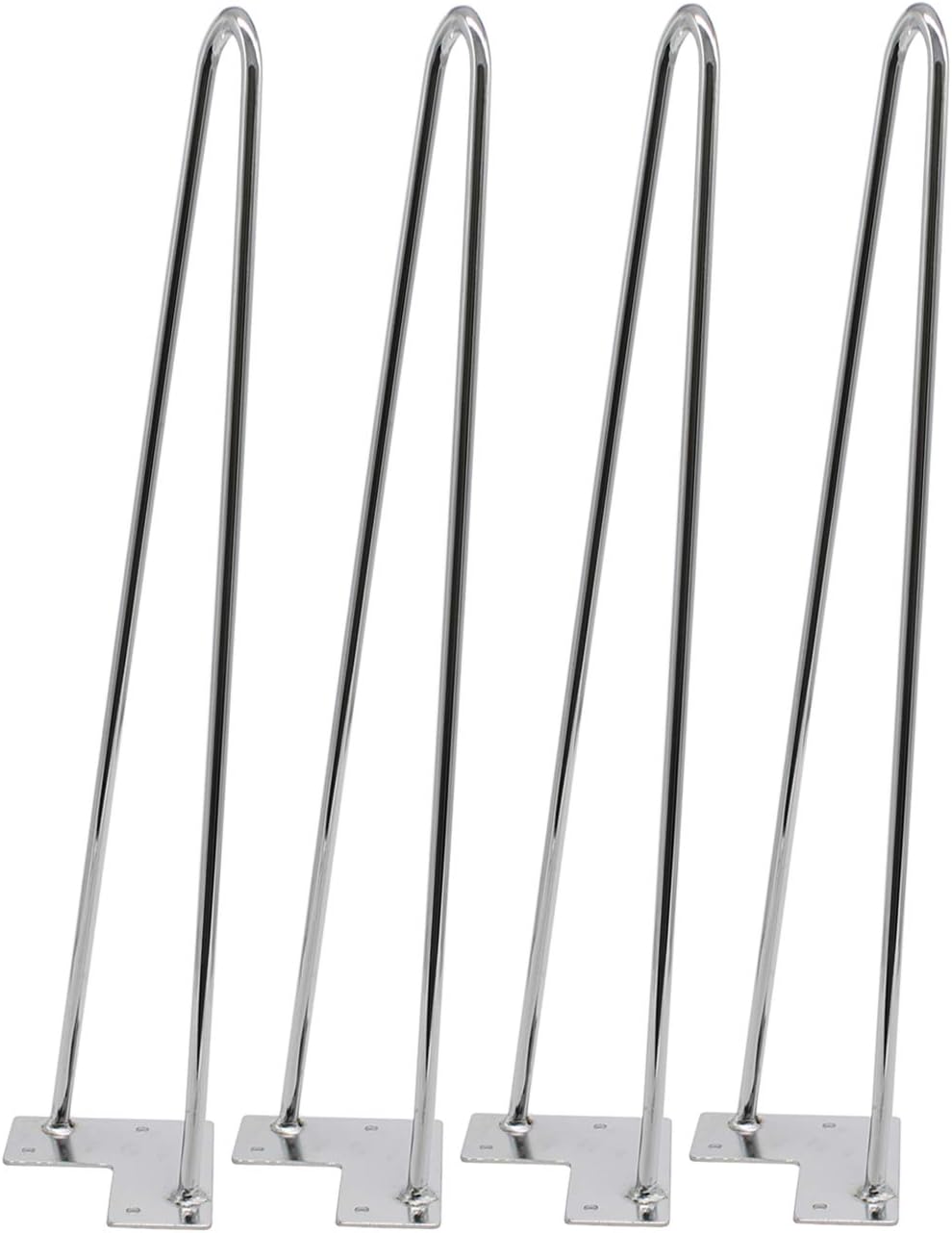 Best Table Legs 28 Inch Set Of 4 Chrome