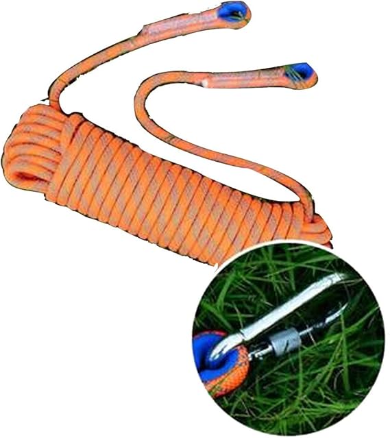 WZCTXS Climbing Rope Braided Parachute Rope Climbing Nylon