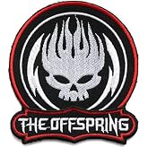 American Punk Rock Band Patch Badge Embroidered Iron on Applique