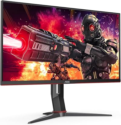 AOC Gaming U28G2XU 28 Inch 4K UHD 144Hz 1ms IPS Monitor Height Adjust USB Hub
