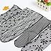 lifevv Women's 5 Pairs Black Lace Mesh Loose Short Ankle Socks
