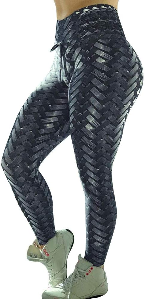 Women Pants Woman Yoga Sport Gym Fitness Elastic Skinny Workout Ankle-Length Pants Trousers