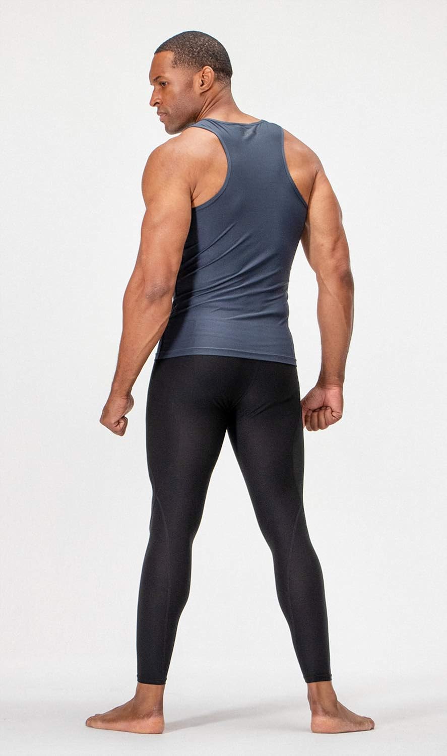DEVOPS 2~3 Pack Men's Muscle Dri Fit Compression Tank Top: Clothing