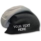 Slouchy Beanie for Men & Women Custom Personalized Text Cotton Skull Cap Hats