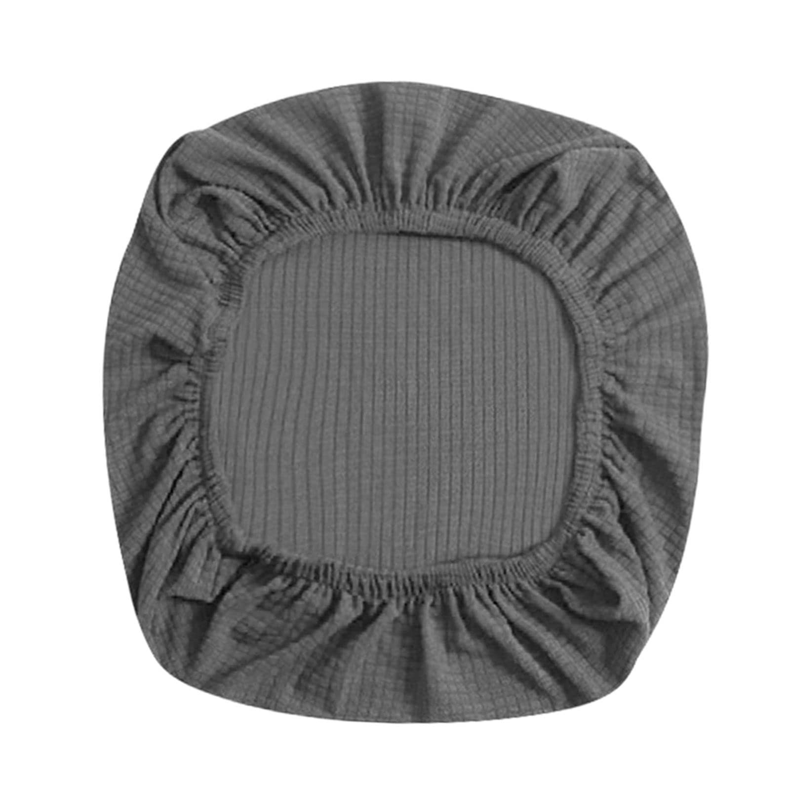 Fenteer Stretch Office Covers Seat Cover Slipcover Desk Seat Cushion Protectors for Computer, Dark Grey