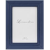 Lawrence Frames 746657 5x7 Durham Weathered Navy Blue Wood Picture Frame