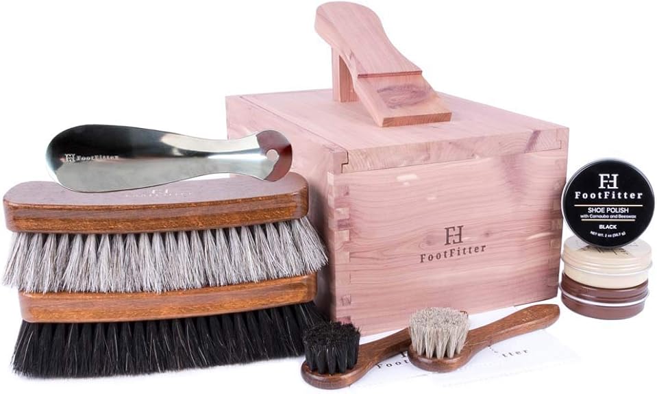 FootFitter Premium Shoe Shine Valet Deluxe 10