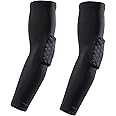 bouti1583 Elbow Pads, Basketball Shooter Sleeves, Collision Avoidance Hex Padded Elbow for Volleyball Football Baseball