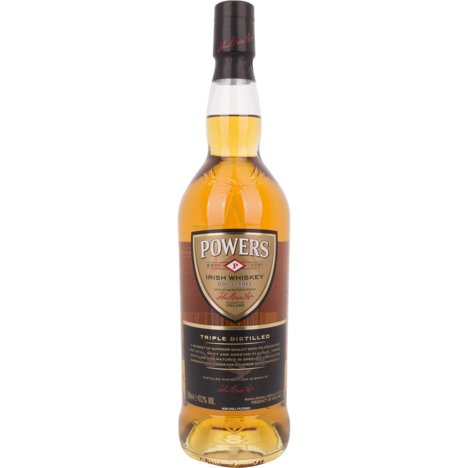 Powers Gold Label Irish Whiskey, 70 cl