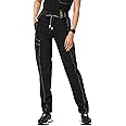 FIGS Ukwala High Waisted Cargo Scrub Pants for Women — High Rise, Classic Fit, 11 Pockets, Anti-Wrinkle — Amazon Exclusive