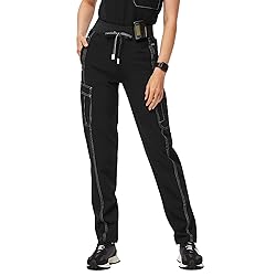FIGS Ukwala High Waisted Cargo Scrub Pants for